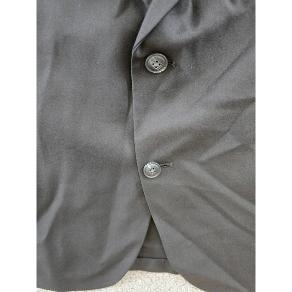 Haggar Smart Wash® Classic Fit Suit Separate Jacket Men's 52R Black Button Front